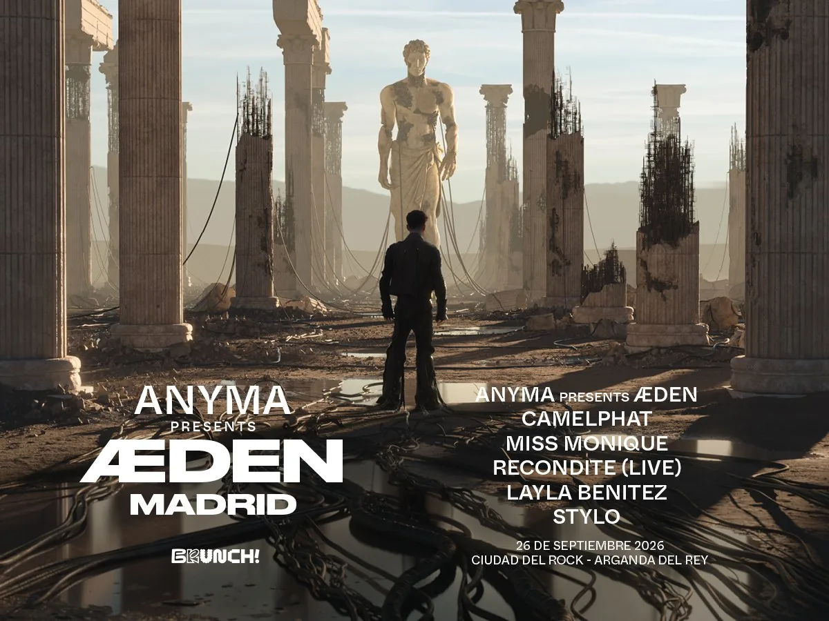 Cartel oficial de Anyma presenta ÆDEN Madrid