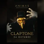 Cartel del festival ANIMAS en Sendaviva con Claptone el 24 de octubre
