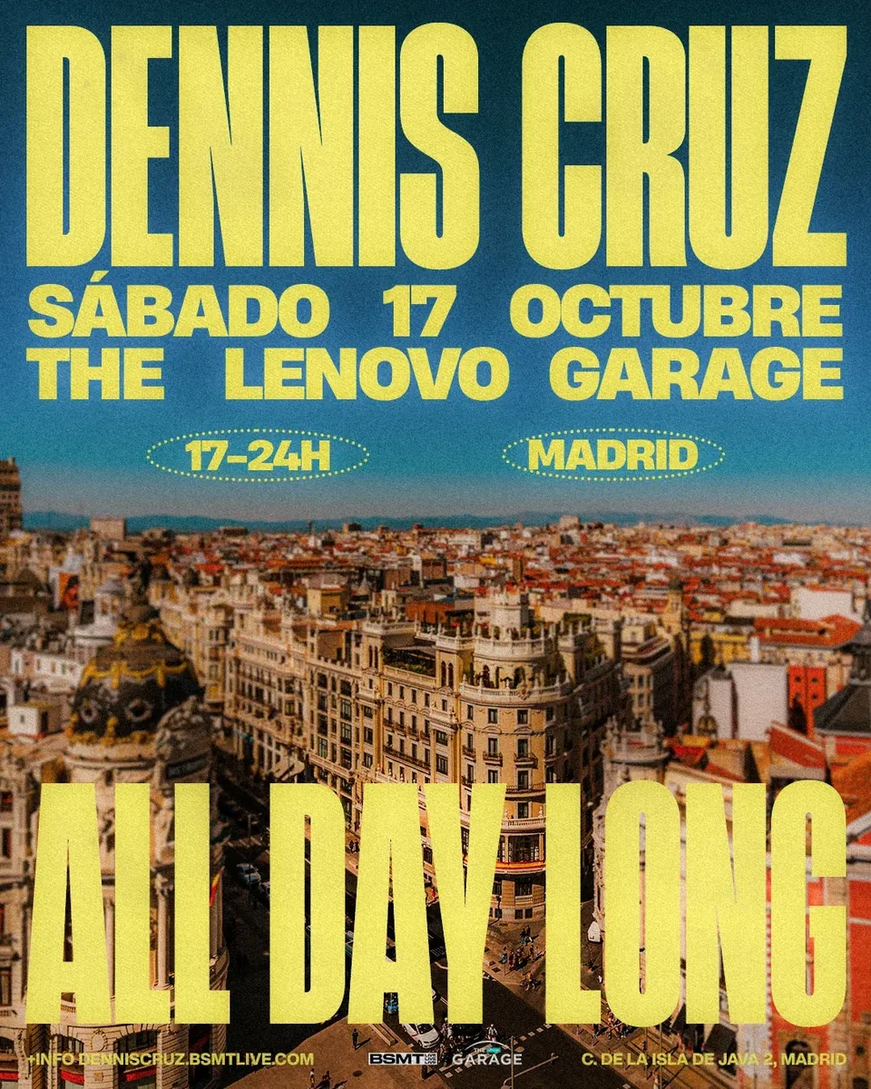 Cartel de Dennis Cruz All Day Long