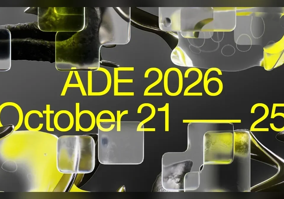 Imagen oficial del Amsterdam Dance Event 2026, del 21 al 25 de octubre