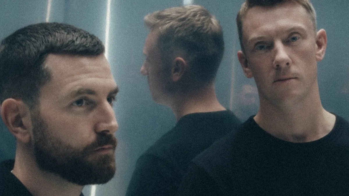 Matt McBriar y Andy Ferguson, de BICEP, en una foto de promoción