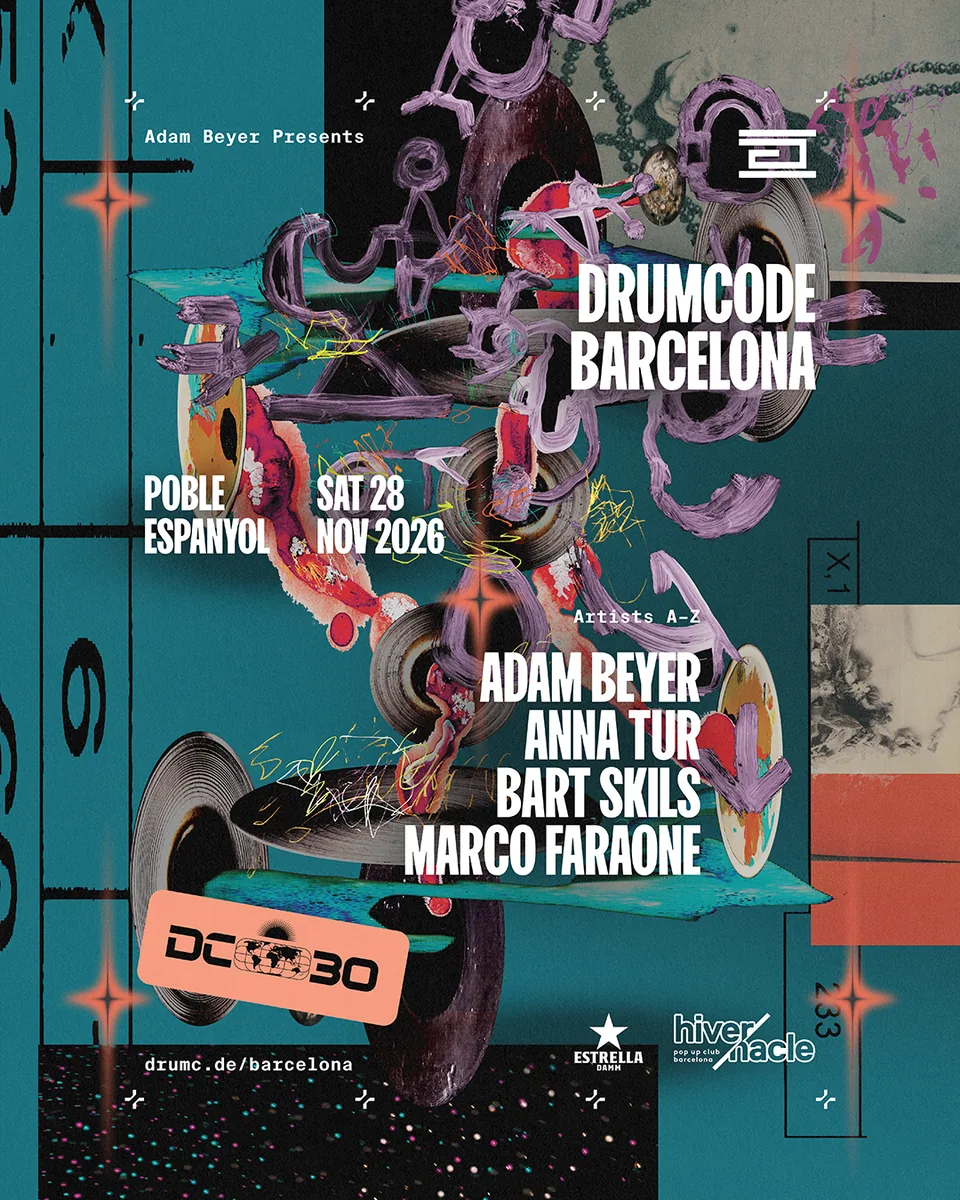 Cartel de Adam Beyer presents Drumcode Barcelona, 28 de noviembre de 2026