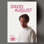 Cartel del DJ set de David August en Say No More el sábado 3 de octubre