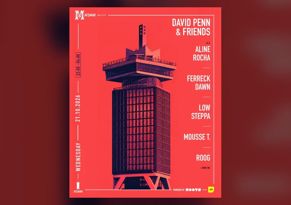 Cartel de Madam invites: David Penn & friends en el ADE 2026