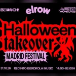 Cartel de Halloween Takeover Madrid Festival, 31 de octubre en el Recinto Iberdrola Music