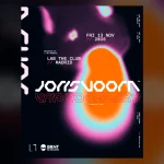 Cartel oficial de Joris Voorn pres. A Trip To Galaxy en LAB theCLUB Madrid, viernes 13 de noviembre de 2026