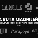 Logos de Pachá, Fabrik, Mondo, Maxime, Bachatta, Pasapoga y Stella con el título La Ruta madrileña Vol. 3