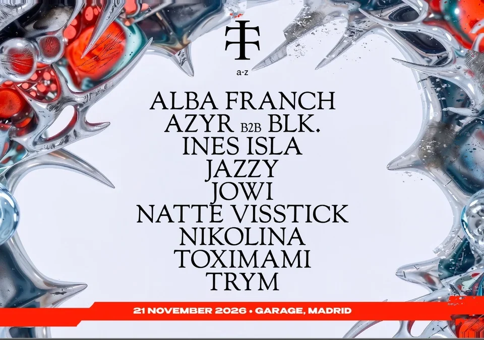 Cartel oficial de Teletech Madrid con su line-up